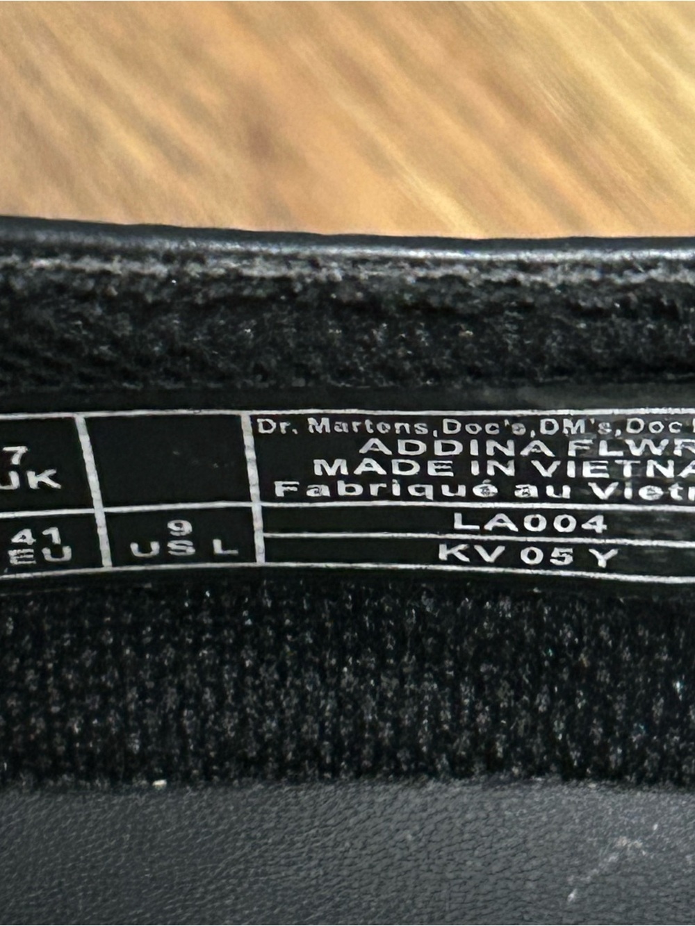 DR MARTENS Addina Flower buckle black leather platform shoes women’s 9 new - Picture 3 of 8